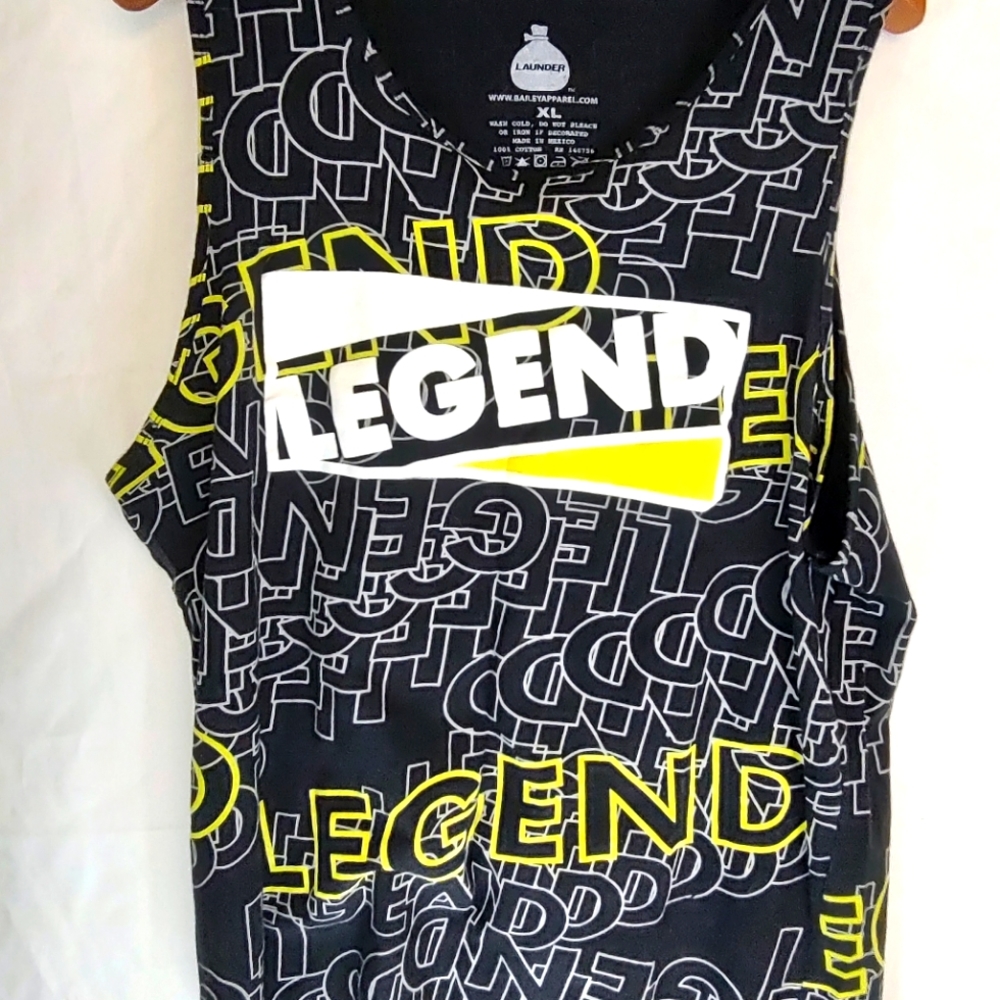 Launder Tank Top XL Black Legend Logo